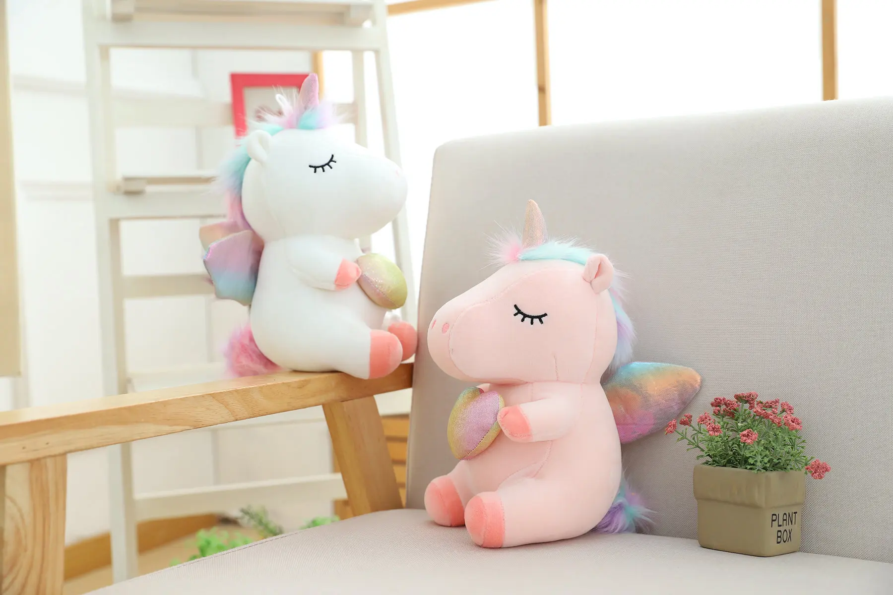 Rainbow Flying Wing Unicorn Stuffed Plush Toy Rainbow Flying Wing Unicorn Stuffed Plush Toy