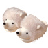 Hedgehog Soft Plush Slippers