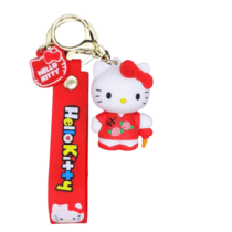 Sanrio Cartoon Hello Kitty Silicone Keychain