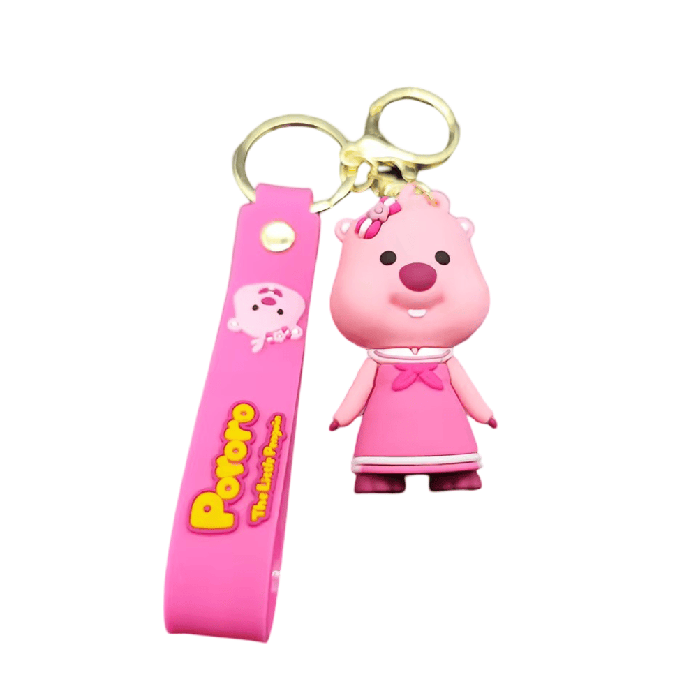 Cartoon Pororo The Little Penguin Loopy Keychain