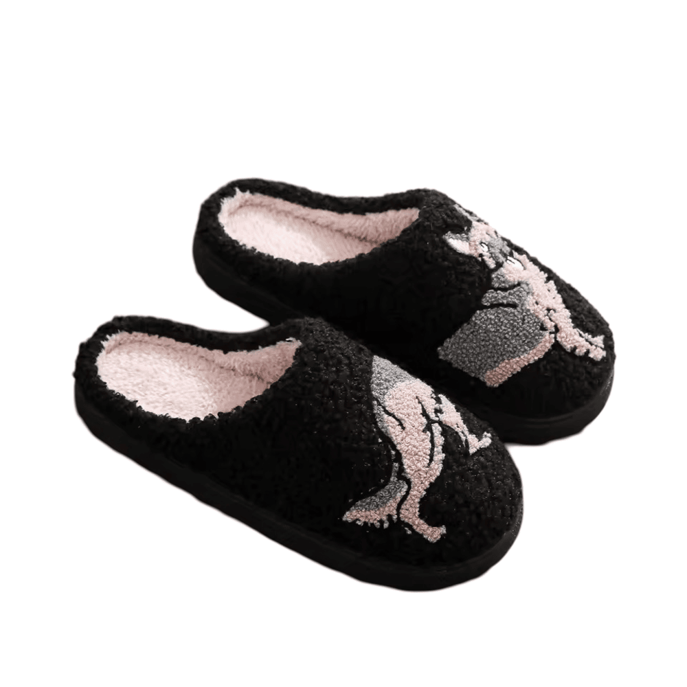 Shepherd Dog Plush Slippers