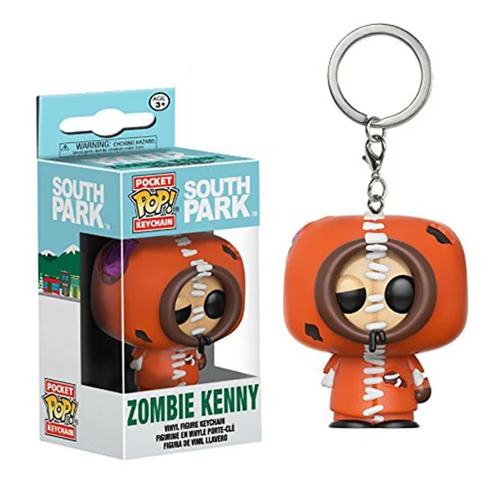 Anime South Park Zombie Kenny Pinkeye Pocket Keychain Anime South Park Zombie Kenny Pinkeye Pocket Keychain
