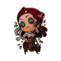 Anime Identity V Demi Bourbon Barmaid Wall Sticker