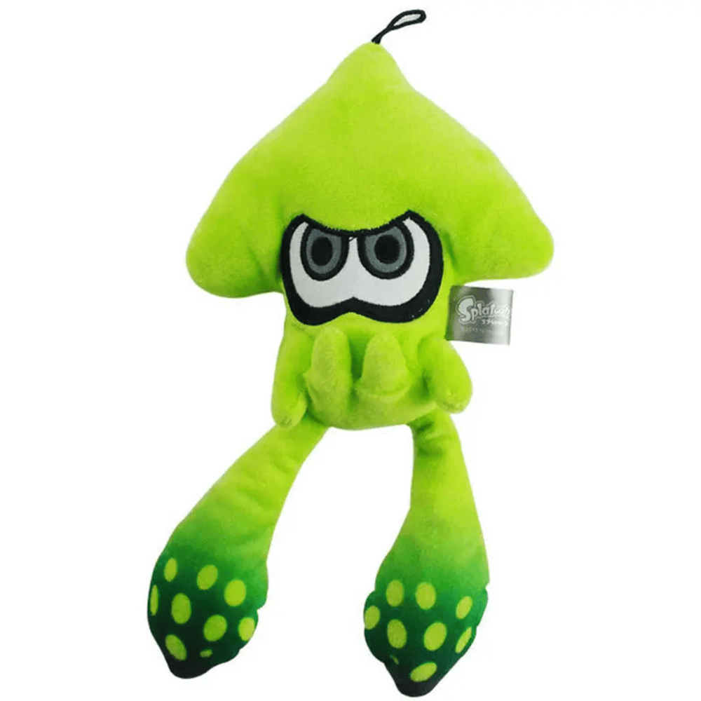 25cm Anime Splatoon Green Inkling Squid Plush Toy