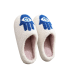 Evil Eyes Blue Winter Plush Slippers