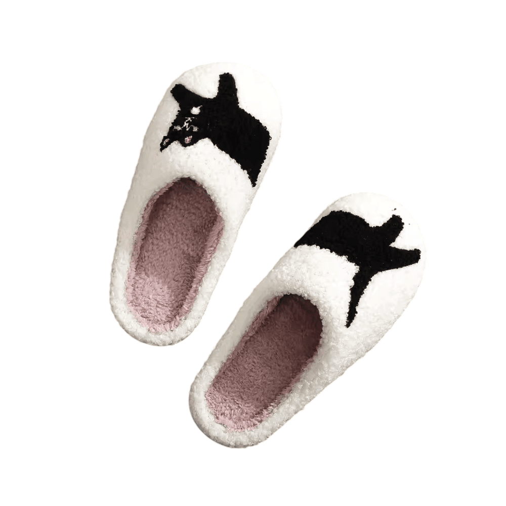 Cat Stuffed Plush Slippers