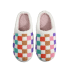 Colorful Plaid Pattern Winter Plush Slippers