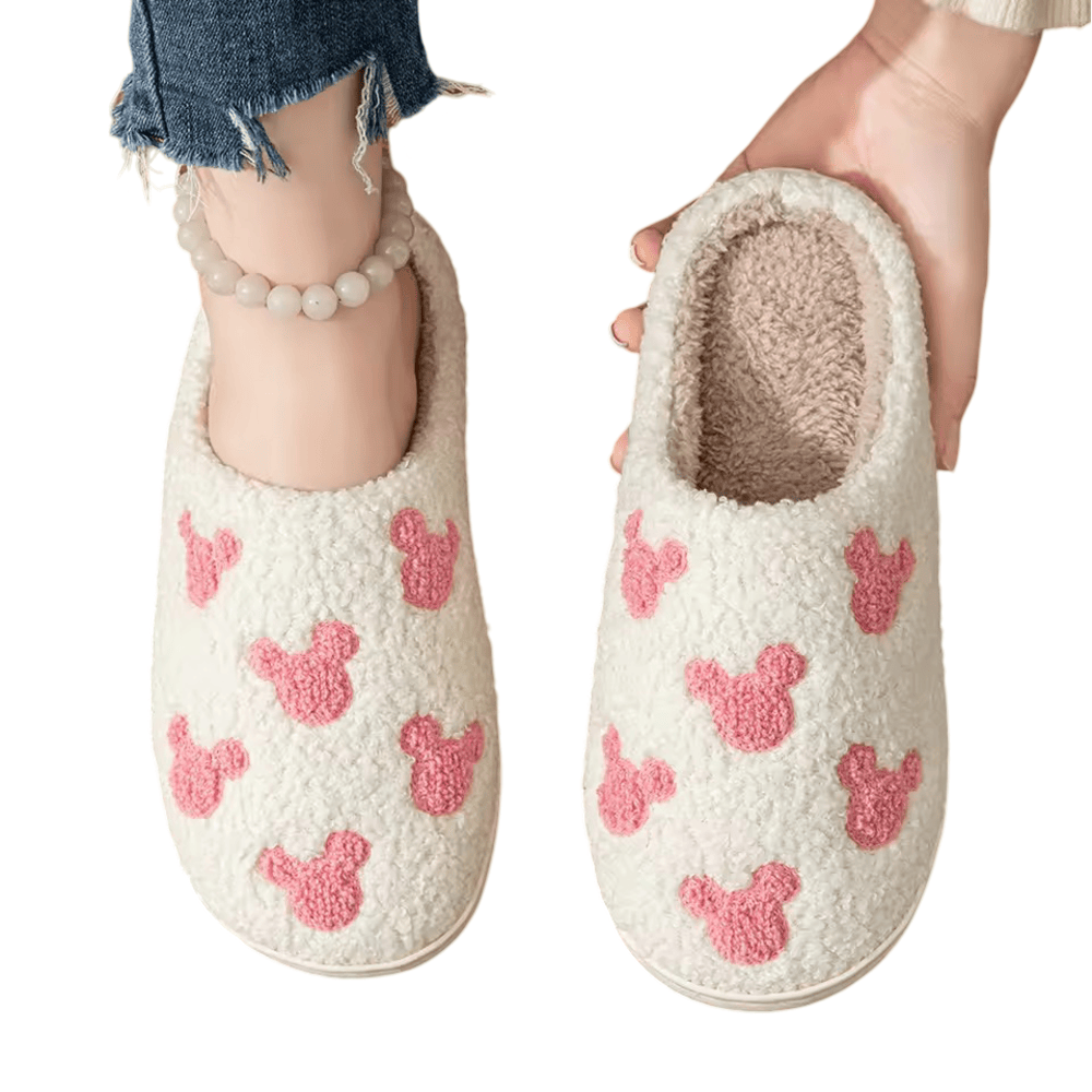 Cartoon Mickey Mouse Plush Slippers Cartoon Mickey Mouse Plush Slippers