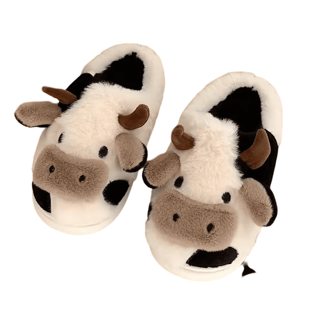 Cow Plush Slippers Cow Plush Slippers