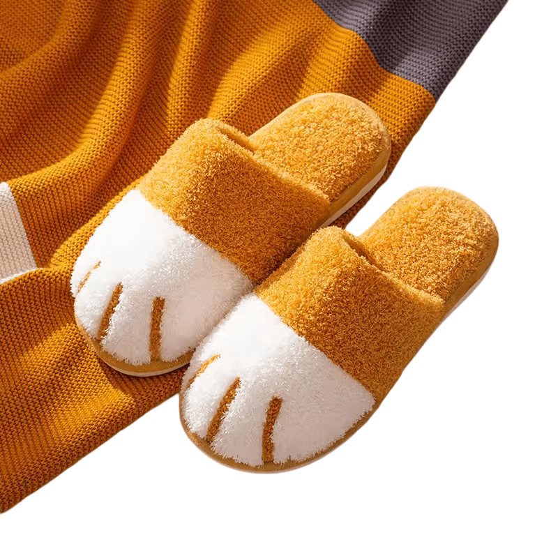 Cat Paw Warm Plush Slippers Cat Paw Warm Plush Slippers