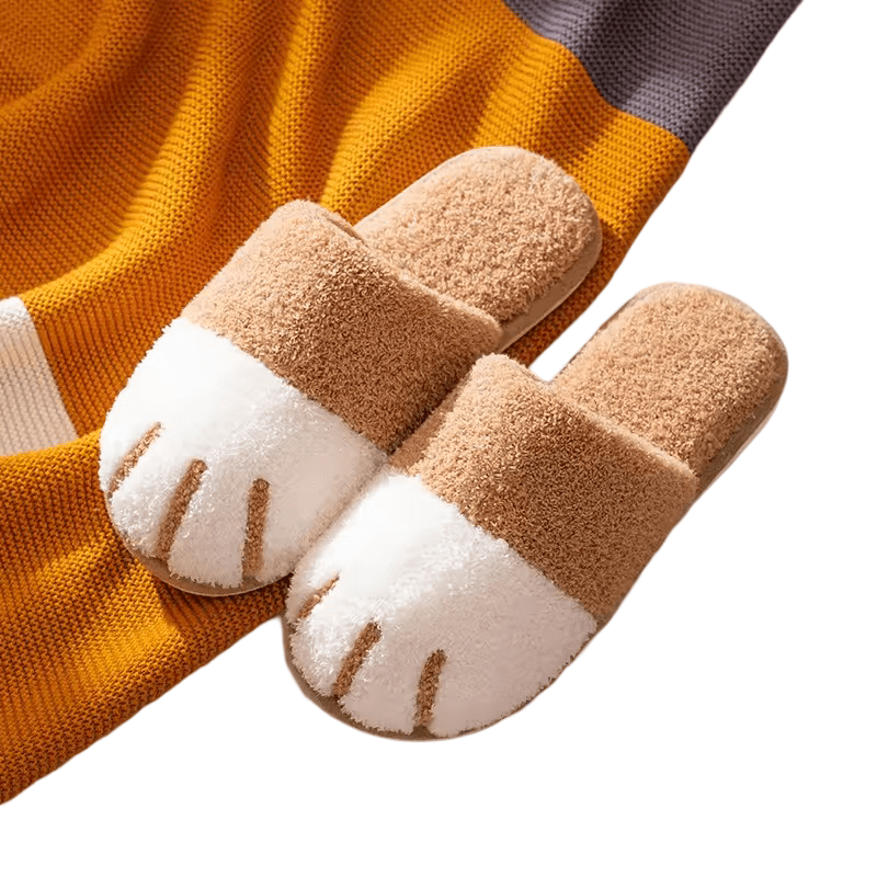Cat Paw Warm Plush Slippers Cat Paw Warm Plush Slippers