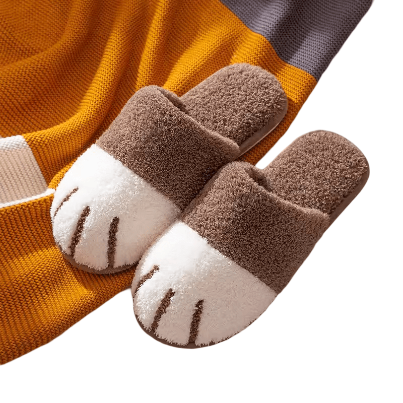 Cat Paw Warm Plush Slippers Cat Paw Warm Plush Slippers