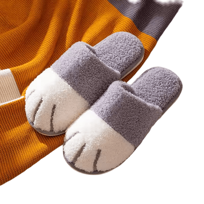 Cat Paw Warm Plush Slippers Cat Paw Warm Plush Slippers