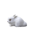 Soft Realistic White Lie Rabbit Rabbit Toy
