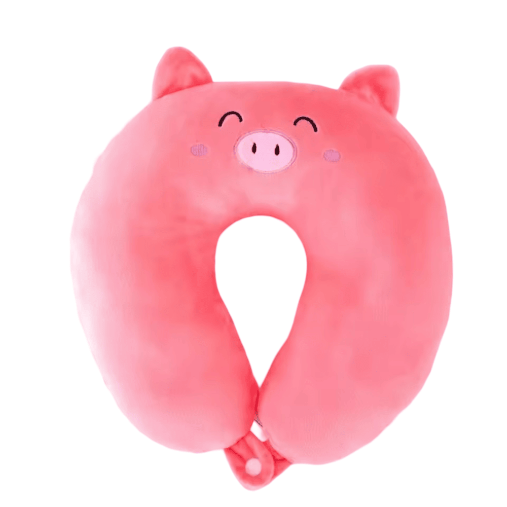 Cartoon Pig Plush U-Shaped Pillow Cartoon Pig Plush U-Shaped Pillow