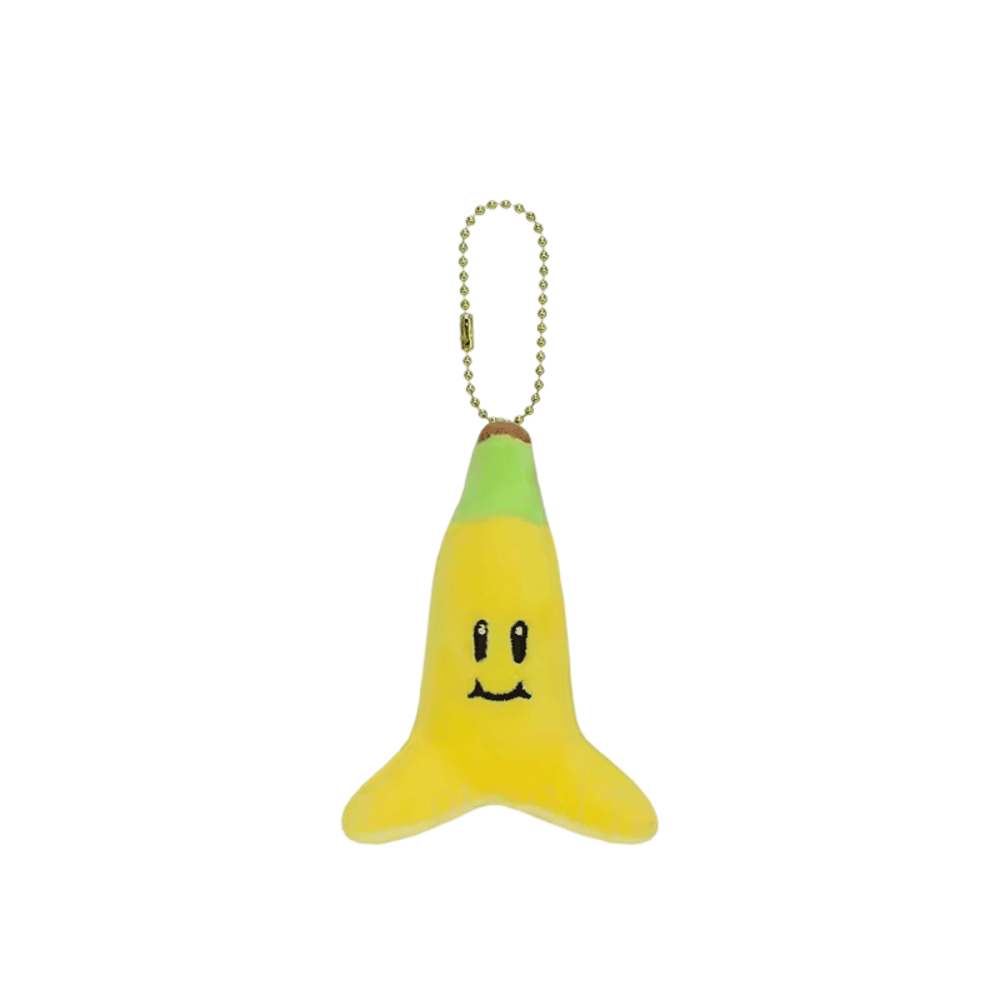 Cartoon Super Mario Banana Peel Plush Pendant Cartoon Super Mario Banana Peel Plush Pendant