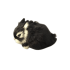 Soft Realistic Black Rabbit Toy