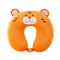 Cartoon Tiger Plush U-Shaped Pillow