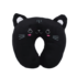 Cartoon Black Cat U-Shaped Plush Neck Pillow