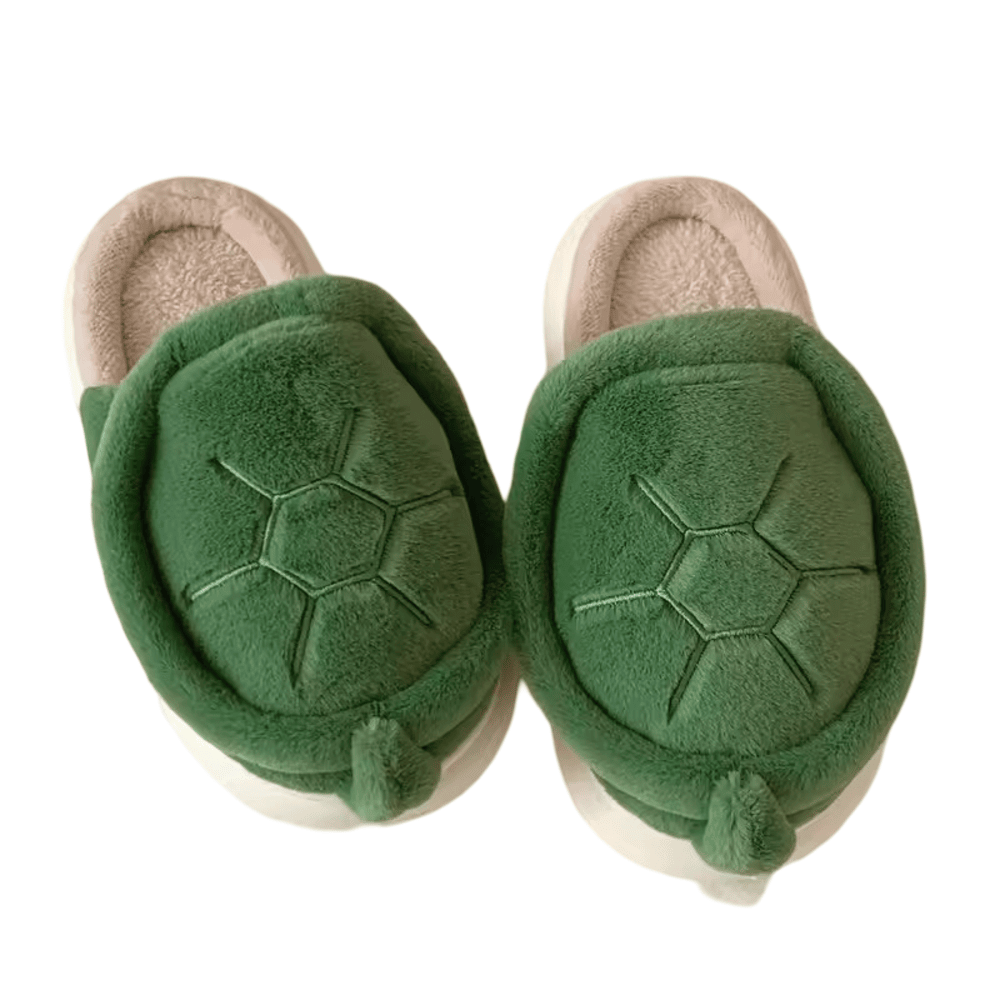 Turtle Warm Plush Slippers