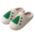 Christmas Tree Plush Warm Slippers