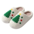 Christmas Tree Warm Plush Slippers