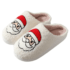 Christmas Santa Claus Warm Plush Slippers