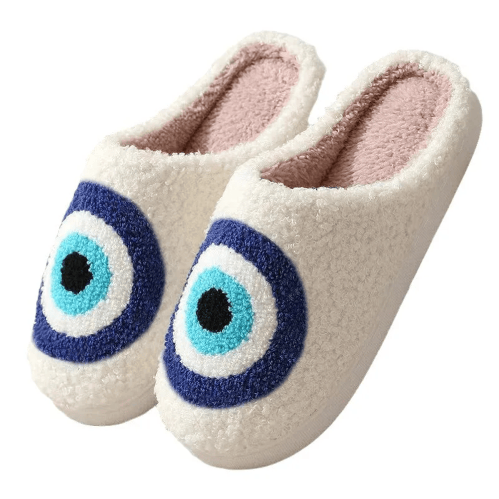 Evil Eyes Winter Plush Slippers Evil Eyes Winter Plush Slippers