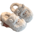 Sheep Plush Slippers For Women