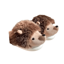 Hedgehog Soft Plush Slippers For Women