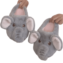 Elephant Soft Stuffed Plush Slippers