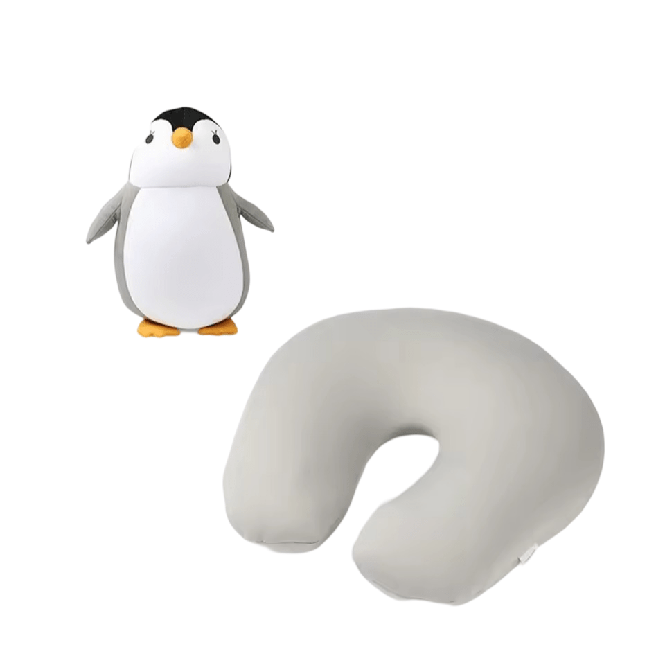 Animal Penguin U-Shaped Neck Pillow With Toy Animal Penguin U-Shaped Neck Pillow With Toy