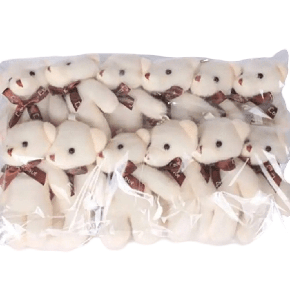 12Pcs Cartoon Soft Stuffed Plush Bear Toy 12Pcs Cartoon Soft Stuffed Plush Bear Toy