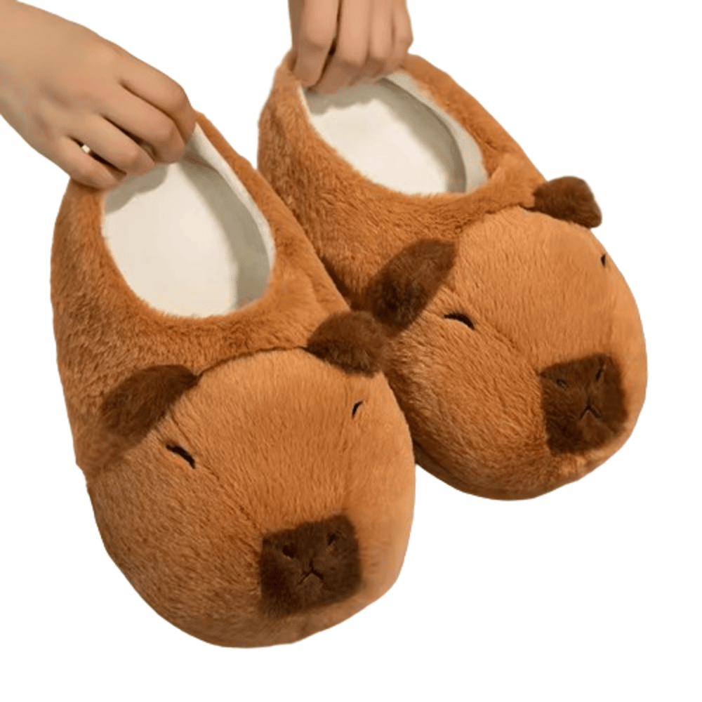 Animal Capybara Plush Slippers Animal Capybara Plush Slippers