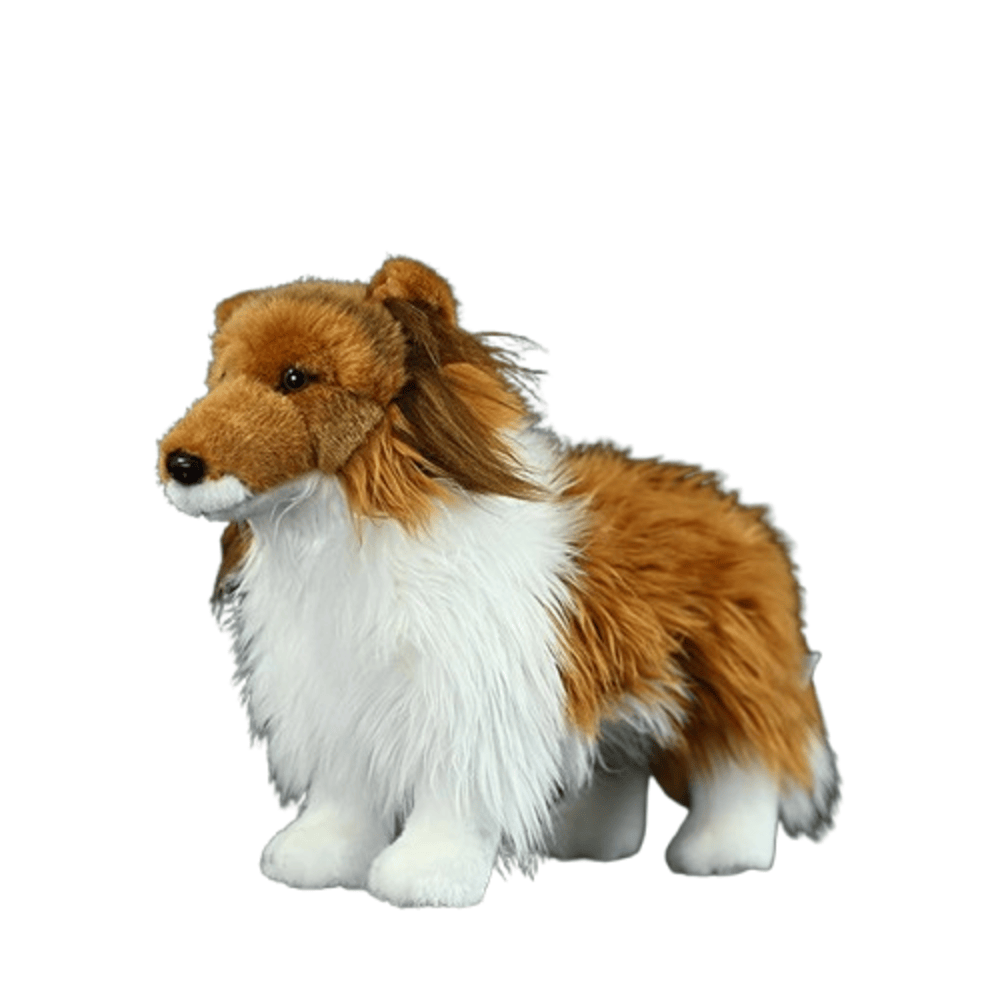 Realistic Animal Sheltie Dog Plush Toy Realistic Animal Sheltie Dog Plush Toy