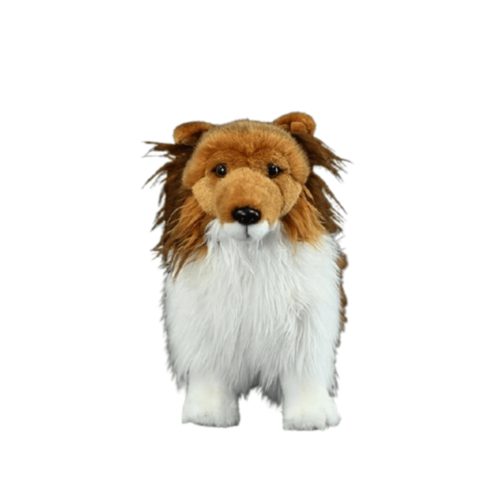 Realistic Animal Sheltie Dog Plush Toy Realistic Animal Sheltie Dog Plush Toy