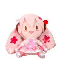 32cm Anime Hatsune Miku Pink Plush Toy