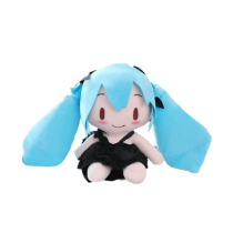 32cm Anime Hatsune Miku Black Dress Up Plush Toy
