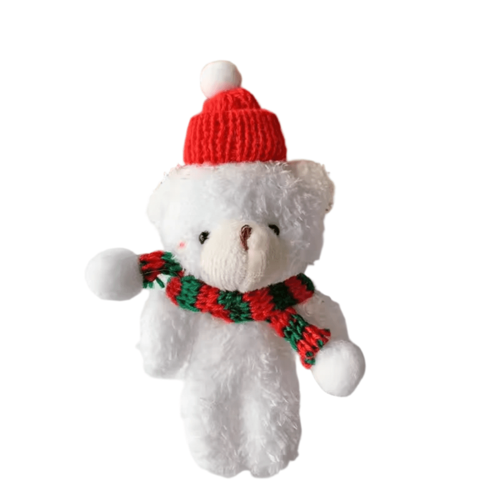13cm Soft Christmas Bear Plush Toy 13cm Soft Christmas Bear Plush Toy