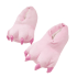 Winter Light Pink Monster Paw Plush Indoor Shoes