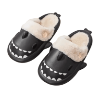 Winter Black Shark Indoor Slippers