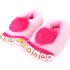 Soft Pink Big Feet Monster Plush Shoes