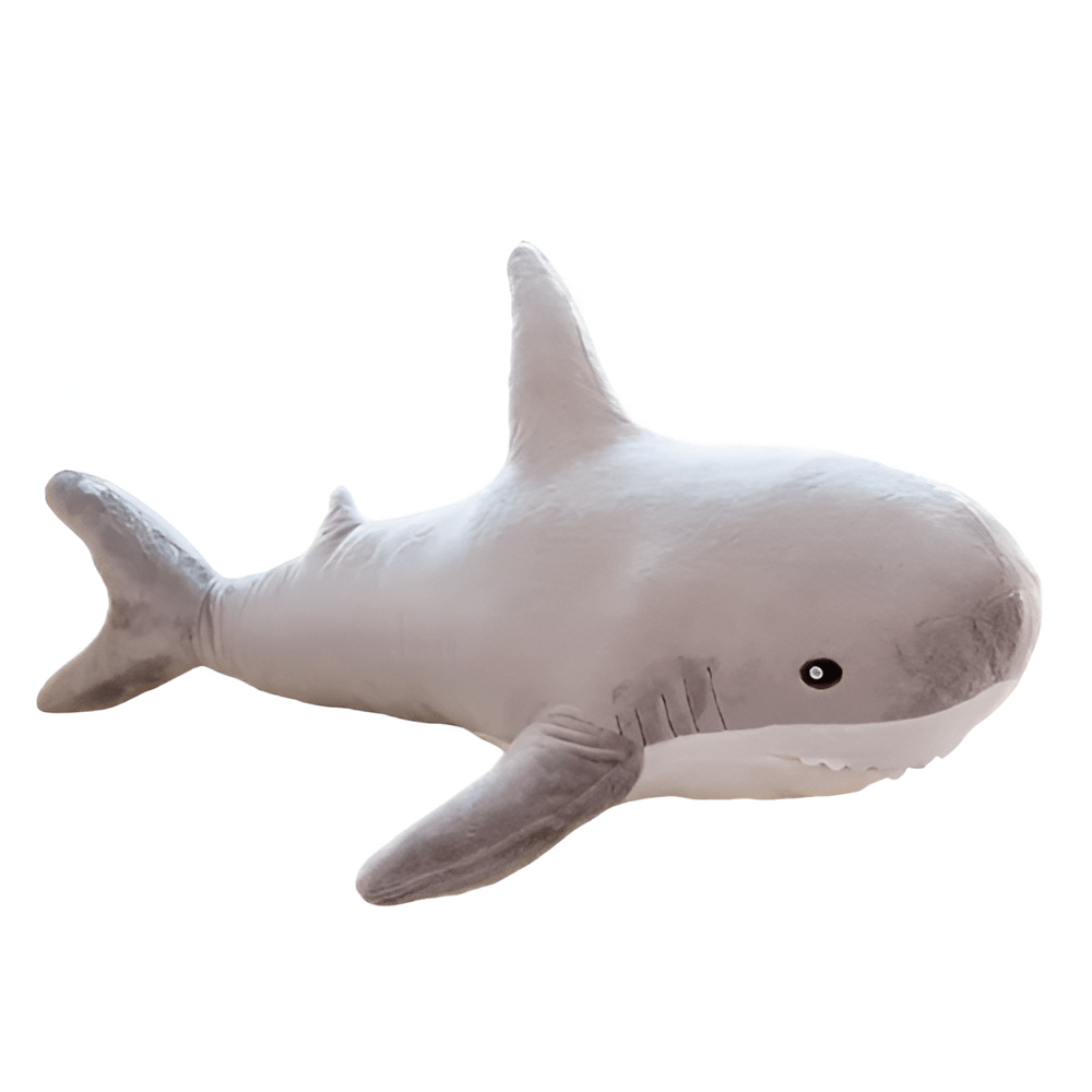 Soft Grey Shark Plush Toy