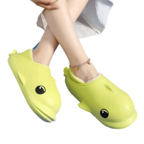 Green Dolphin Indoor Slippers