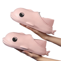 Pink Dolphin Indoor Slippers