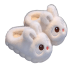 Cartoon Big Eye White Rabbit Plush Slippers