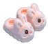 Cartoon Pink Big Eye Rabbit Plush Slippers