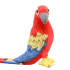 Realistic Red Parrot Soft Plush Toy