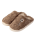 Soft Lucky Brown Plush Indoor Slippers