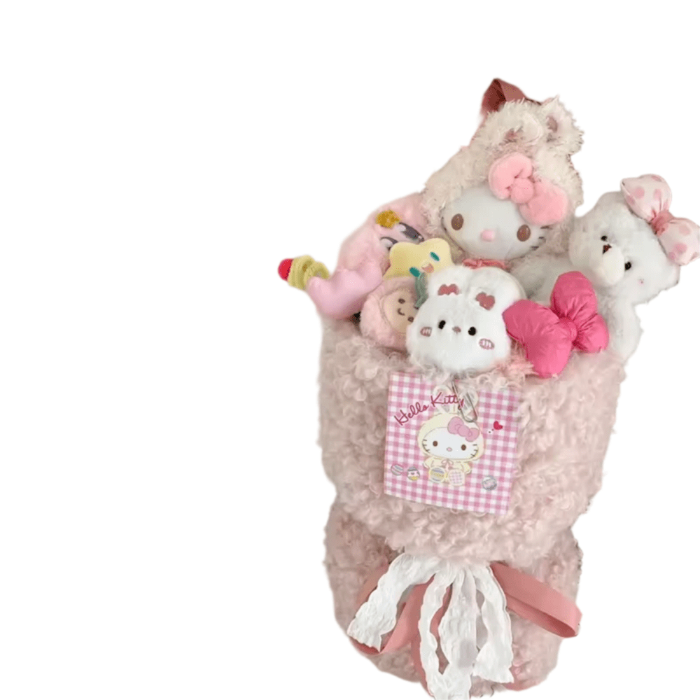 Anime Sanrio Hello Kitty Soft Plush Toy Bouquet Anime Sanrio Hello Kitty Soft Plush Toy Bouquet